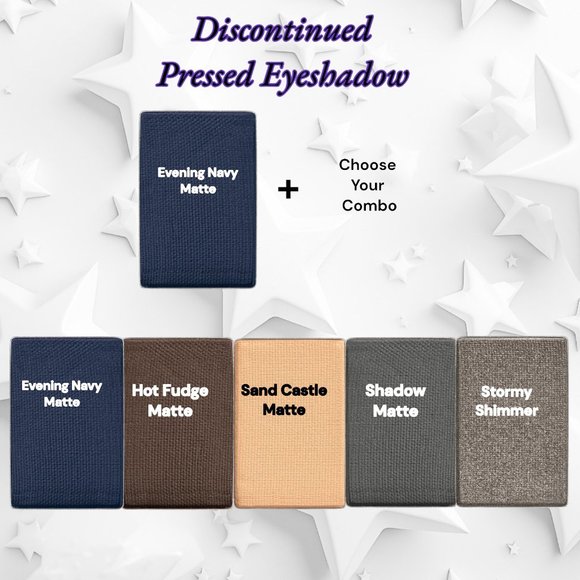 Evening Navy Bundle 2 Eye Shadows - Choose Your Combo - Discontinued Shades - Picture 1 of 6
